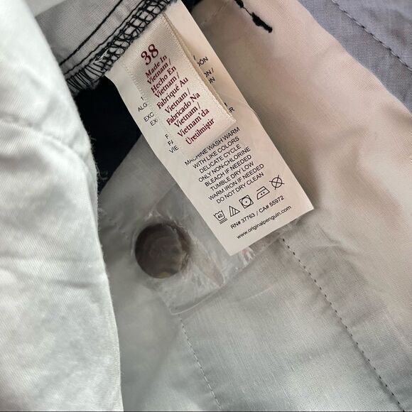 NEW Original Penguin LIGHTWEIGHT Flat Front SLIM FIT SHORT Size‎ 38 - Picture 4 of 6